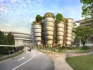 Learning HubAlready more than a year into construction, the Learning Hub at Nanyang Technological University in Singapore obliterates the notion of monotonous university buildings.<br><br>With endless books and MOOCs available online, Heatherwick jokes that these days you could do an entire PhD in bed, adding that the only purpose of attending university these days is to meet people.<br><br>To facilitate real world connections and learning—and to break down the traditional layout of professor on one side of the room, with students on the other—the Learning Hub’s tutorial rooms have no corners.<br><br>Photo courtesy: Heatherwick Studio