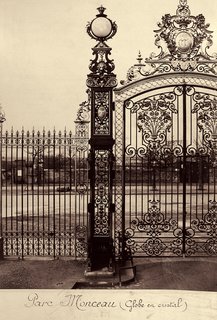 Charles Marville. Parc Monceau (Globe en cristal), 1865-69. Albumen print from a wet-collodion negative; printed c.1865-69.