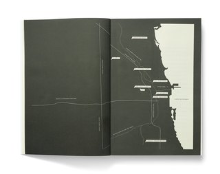A map of the firms profiled in Studio Issue #4. The magazine was started by Zoe Ikin, who spent time in Chicago during production of this issue, and her collaborators Clem Devine and Sam Trustrum, her fiance.