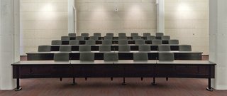 The conference room at Basecamp, which designs the project management software of the same name.
