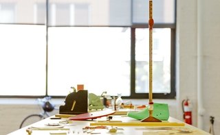 A worktable at Basecamp's Chicago office. The company recently changed its name from 37signals; CEO Jason Fried wanted to focus more on the core product.