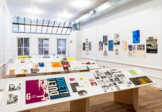 Graphic Designer Richard Hollis at NYC Artists Space - Photo 1 of 7 - Installation view from Richard Hollis, Artists Space, 2013.