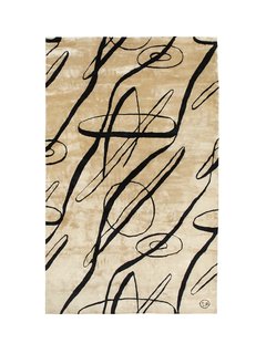 One of the rugs in the collection is by Serge Poliakoff. The Russian-born French modernist painter was considered one of the most powerful of his generation. The woven drawings are signed by the artists with certificates from his estate.