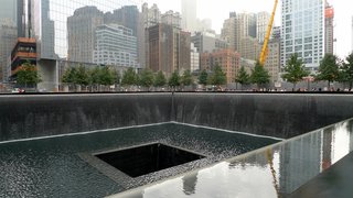 2. World Trade Center Memorial (New York, U.S.A.): Designed by Michael Arad<br><br>Israeli-American architect Michael Arad’s design for the eight-acre site in Lower Manhattan includes twin reflecting pools, which rest on the sites of the Twin Towers, and an array of illuminated and heated bronze panels bearing the names of the victims, all arranged according to a system of "meaningful adjacency" to map relationship and bring together family and survivors. Arad spoke to Dwell about the memorial last year. Photo by Mark Hogan.
