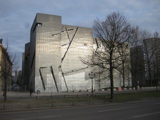 4. Jewish Museum Berlin (Berlin, Germany): Designed by Daniel Libeskind<br><br>The master architect crafted a stunning, emotive statement about Jewish life and loss in Berlin. Within the reinforced concrete alleys, hallways and gardens of this structure stand evocative structures (the abstracted Star of David, the grid of pillars in the Garden of Exile, the 66-foot-tall Holocaust Void) that translate experience into space. Photo by Goodnight London.