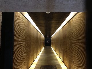 6. Mémorial des Martyrs de la Déportation (Paris, France): Designed by Georges-Henri Pingusson<br><br>This claustrophobic concrete structure is lit by 200,000 glass crystals, symbolizing each Jewish deportee from Vichy France who was later killed at a concentration camp. Photo by Ted Drake.