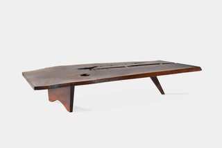 An example of one of Nakashima’s most iconic designs, this large piece was crafted from walnut.