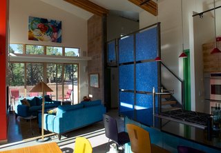 The great room of Barry Doyle and Eve Becker-Doyle's home outside Ridgway, Colorado. Photo by Barry B. Doyle.