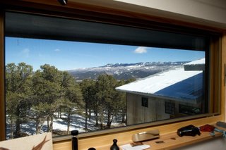 The view of the snow-capped San Juan Mountains from Barry's office. Photo by Barry B. Doyle.