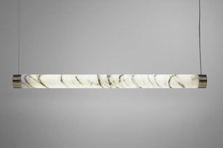 Lee Broom's Logic-Defying Marble Tube Light - Photo 1 of 8 -