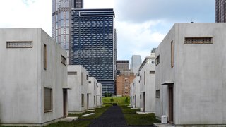Strand Design in Divergent<br><br>Strand provided everything from dining room tables, benches, storage cabinets, stools and kitchen shelves to the window screens found on homes in the Abnegation village.