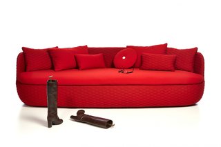 Bart Seating Collection by Moooi<br><br>"Virtually every sofa made is a rectangle in some way shape or form, so I appreciate this form. It has a femininity to it. It looks wonderful in the middle of the room. It’s incredibly comfortable, and very well done."