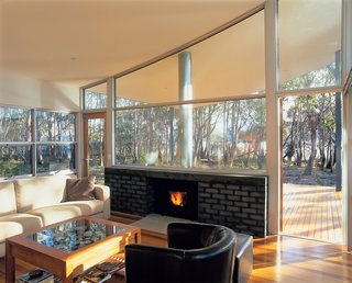 High ceilings and generous expanses of glass more than compensate for the lack of a second floor.