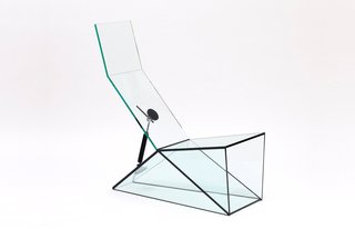 Q&A: industrial designer Konstantin Grcic - Photo 3 of 5 - Glass Chair for "Man Machine" Exhibition at Galerie kreo<br><br>One of Grcic’s latest material experiments was a bit of a challenge to the audience. "It’s not provocation or something that is impossible, It’s a serious investigation of what happens if we make furniture from glass. You said you’d feel strange or irritated sitting on it; it’s a very strong reaction to something as simple as a chair. It means that I can still make a chair that would irritate you. It’s quite amazing."<br><br>Photo by Galerie Kreo