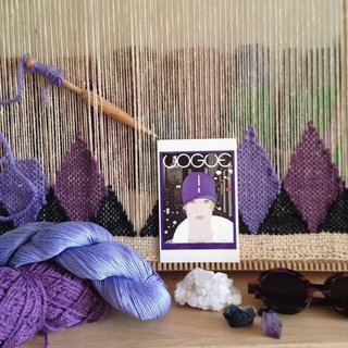 Textured, Woolen Tapestries Made of New and Vintage Yarn - Photo 2 of 6 -