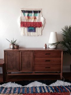 Textured, Woolen Tapestries Made of New and Vintage Yarn - Photo 5 of 6 -