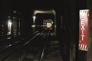 Emergency exits in tunnels lead back to the street level above. Photo courtesy Jurne.