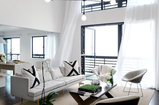 Machnik's final design on the season finale, airing Sunday, May 25, 2014 on NBC, is a beach house with a black exterior and a white interior. While controversial to the other designers, the result is very European and modern. "I don't like fluffy decorations," says Machnik. Photo courtesy of Lukas Machnik.