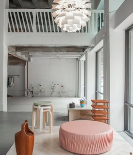 Expect a mix of furniture and accessories (like Domus black lacquered chairs, Mandals Veveri Bunad Blankets, and an array of Nordic design books), similar to what's on display at Austere's retail and educational space in downtown Los Angeles.