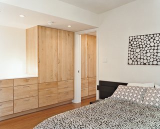 Take Me Home - Photo 7 of 7 - In the bedroom, a hanging mobile by Oras over the headboard makes a big difference.
