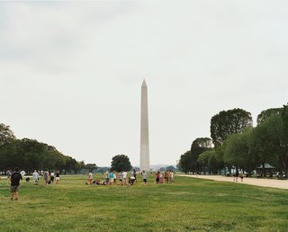 Moeller calls the National Mall "a great big void." The Smithsonian museums and federal institutions that ring the central green attract all manner of tourists.