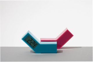 The OnOff clock comes in alarming colors.