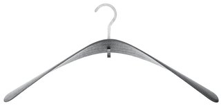 Designed for Danish company Trip Trap, the Pilot Hanger (2003) is made from pressed oak or teak with a stainless steel hook. Very Scandinavian, very beautiful, and far better for blouses and blazers than what the dry cleaner provides.