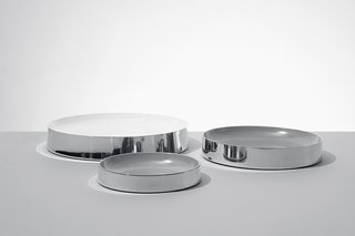 Fruity bowls (2007), manufactured by Wentworth Pewter.