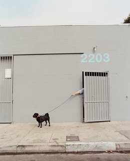 Except for adding a coat of grayish paint and stenciled numbers, Beck changed little about the building’s façade.