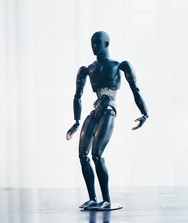 Marcel Wanders - Photo 5 of 11 - A poseable artist’s model Wanders purchased when he was working on his "breathing" mannequins for the Mandarina Duck flagship store in London.