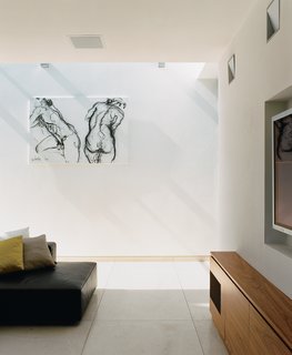The interior of the new glazed extension. "It’s great to have a space where I can be visually stimulated," says Judith.
