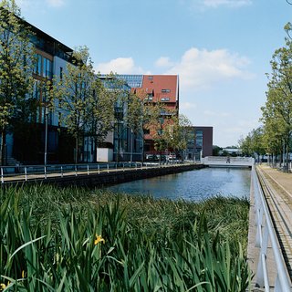 One of three new canals that were cut to carry the water into the heart of the city.
