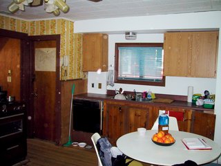 Typical for traditional New England, the original structure looked quaintly stifling both inside and out.
