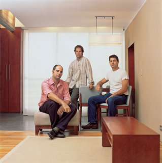 Eye on Buenos Aires - Photo 2 of 7 - Architects Sebastian Weisz, Martin Chatruc, and Javier Leibovich of ChLW, shown here in their studio.Of Buenos Aires, Weisz says, "You can always discover new things here. It happens all the time."