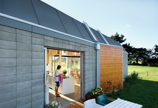 The courtyard facing Anne Cornege is sheltered from the Wairarapa winds year-round.