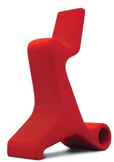 Designed for Moroso’s 50th anniversary, the Panther seat is a zoomorphic form that seeks to restore symbology to design. While Panther’s ambiguity nonplusses adults, Pakhalé notes that "kids don’t have to be told how to sit in it, they instinctively see the possibilities."