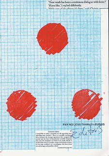 A cover graphically riffs on the magazine’s title, Dot, Dot, Dot.