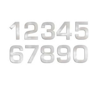 Modern House Numbers - Photo 4 of 6 -