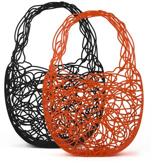 For those who love the Corallo Chair but can't undertake the commitment (or the shipping), the Campana brothers developed this bag in partnership with rising Brazilian shoe star, Melissa. Made from plastic in Brazil, it's an easily giftable small item for those who don't mind showing off their loot. 18"h x 11"w x 21/2"d. $80