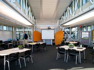 Interior shot of the FROG Zero debut model at Greenbuild in Boston