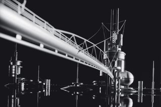 London As It Could Be, exhibited in 1986, seems more like the elaborate set of an unreleased science-fiction film than a serious proposal for the redesign of central London, but its radical ideas for updating the city remain both timely and stimulating.