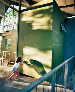 Welcome to the Jungle - Photo 7 of 8 - Jimena makes use of a giant chalkboard just outside.