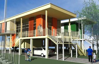 Adaptive Living (exterior) by Diandra Maseli and Elisa Costa of McGill University