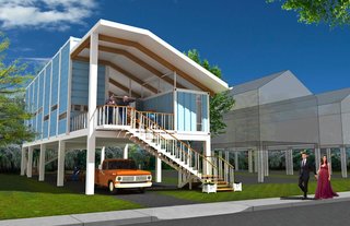 Forever Green (exterior) by David Dworkind and Andrew Hruby of McGill University, Winning Design