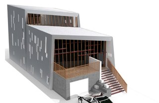 The InOut House (exterior) by Scott Burroughs of Tulane University
