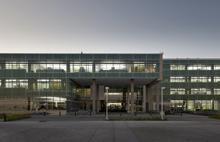 Top Ten Green Projects - Photo 7 of 20 - Great River Energy Headquarters (exterior view) in Maple Grove, Minnesota, by Perkins + Will. Photo by Lucie Marusin.