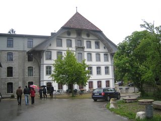 Once a mill in Langenthal, Switzerland, the Alte Müll now houses a rather swanky restaurant.