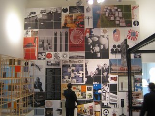 Touring Switzerland: Day 4 - Photo 2 of 3 - This wall of George Nelson's graphic design, photos, books and exhibition work was one of the most impressive elements of the show.