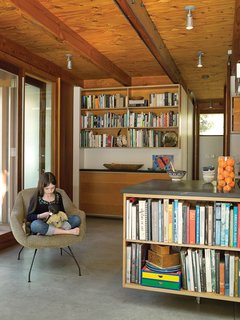 Compound Addition - Photo 1 of 12 - With exposed industrial materials for finishes, the interior includes hand-troweled, waxed concrete floors, Douglas fir beams, and sealed-plywood ceilings.