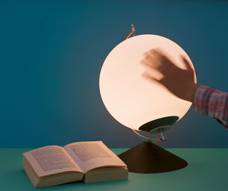 The Dynamic Lamp (in use) by Karin Johansson<br><br>"My Dynamic Lamp is a part of the wireless society," Johansson writes about her design. "It doesn't need any power supply or batteries; it just works with your own energy. It is based on the idea of producing your energy where you are, instead of transporting it in all directions across the earth. The sole by-product is exercise."<br><br>Photo by Andreas Nyquist